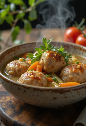 Albóndigas serveret