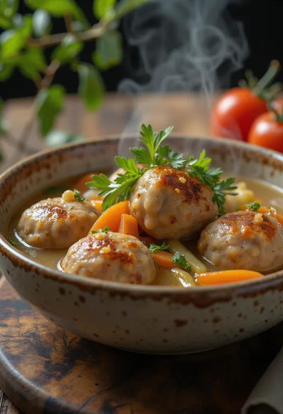 Albóndigas serveret