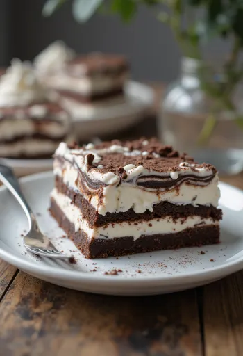 Viennetta Chokolade islagkage med chokoladelag