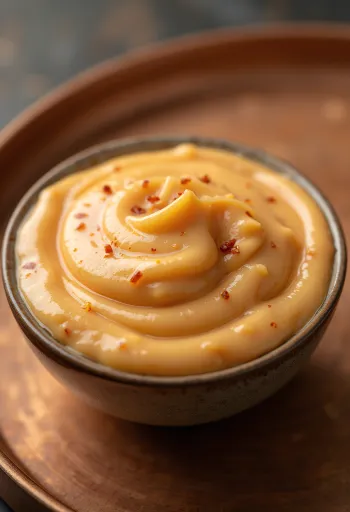 Chipotle mayonnaise serveret med pommes frites