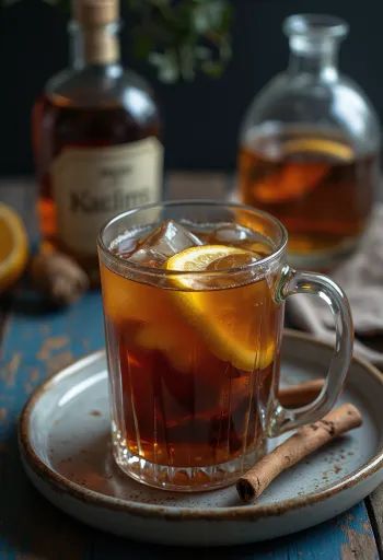 Grog serveret i glas