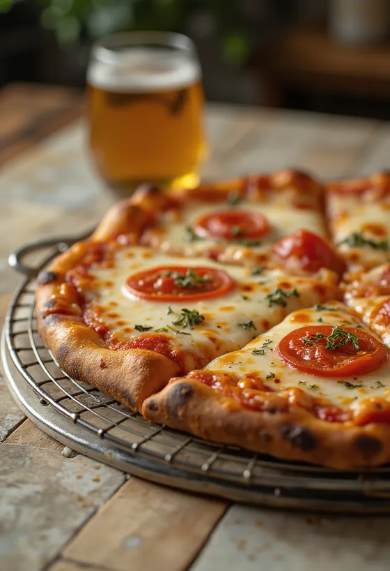 New York Style Pizza med tynd bund og store slices