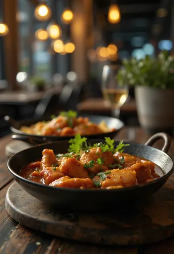 Stegt kylling med tandoori og koriander