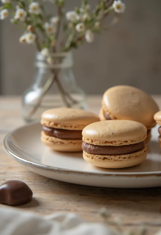 Kinder Bueno-macarons