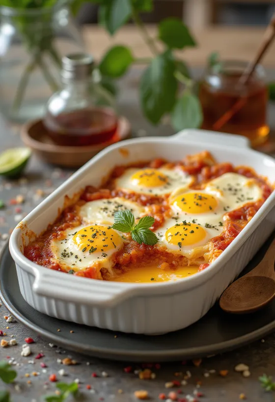 Saftig aubergine i fad lagvis med hakket kød og ost, bagt gyldenbrun.