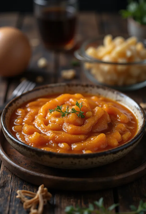 Mitmita chilisauce serveret med injera brød