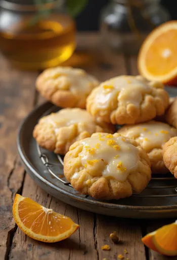 Bløde honningkager med appelsin i juleanretning