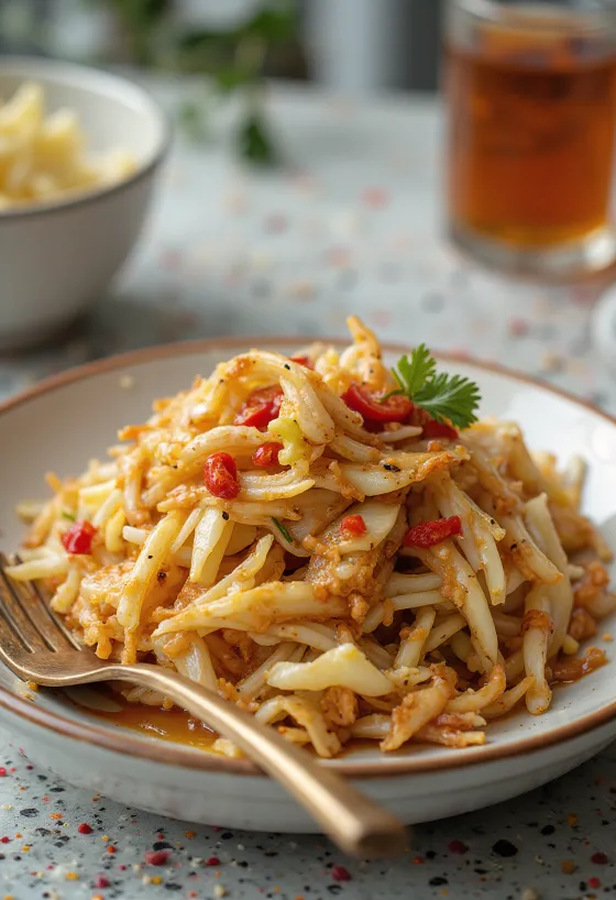 BBQ grillet stærk coleslaw serveret