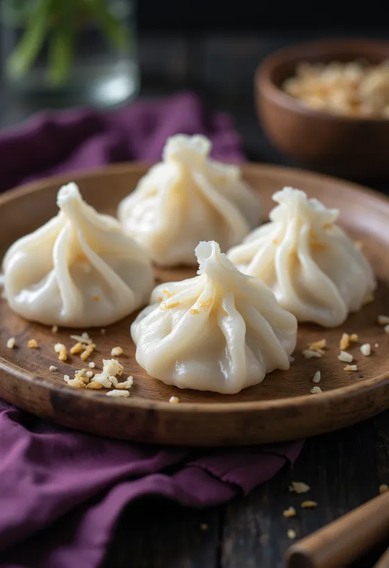 Pitha bengalsk sødme serveret