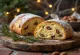 Mandelstollen serveret