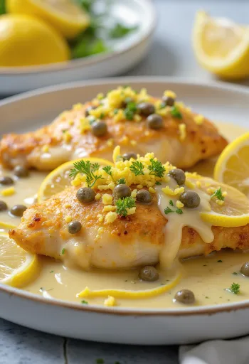 Piccata al Limone, citronkyllingebryst med kaperssauce