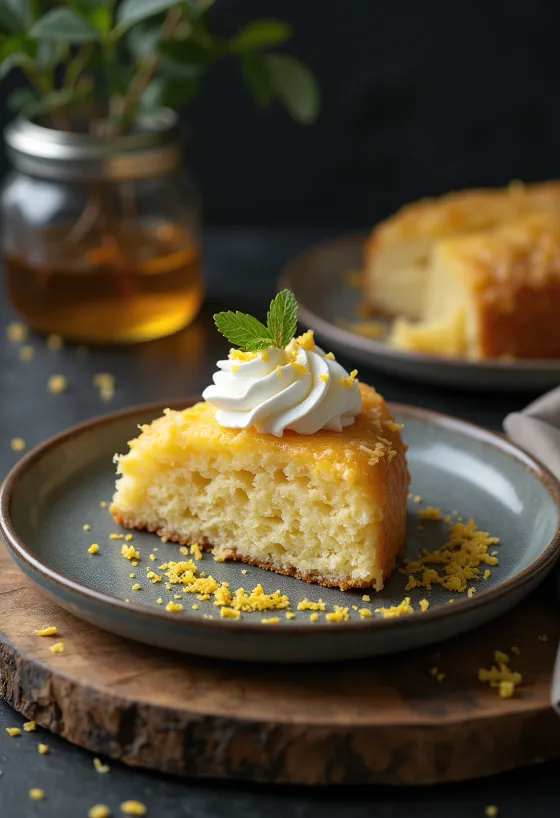 Kokosfibermelkage pyntet med friske frugter