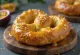 Passionsfrugtkringle serveret
