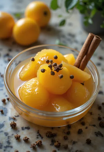 Kvædekompot smagt til med kanel og nelliker