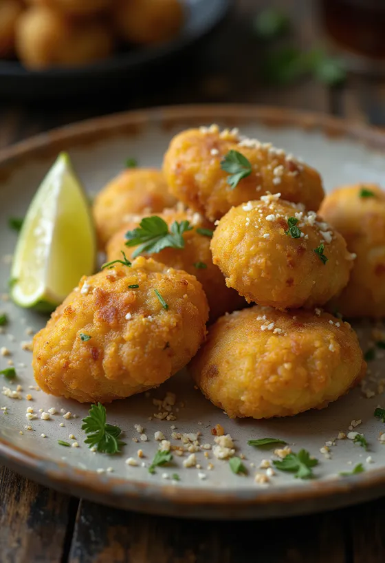 Vegansk coxinha, fyldt med grøntsager og svampe