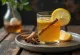 Citron-honning cider serveret