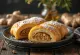 Ingefærstrudel serveret