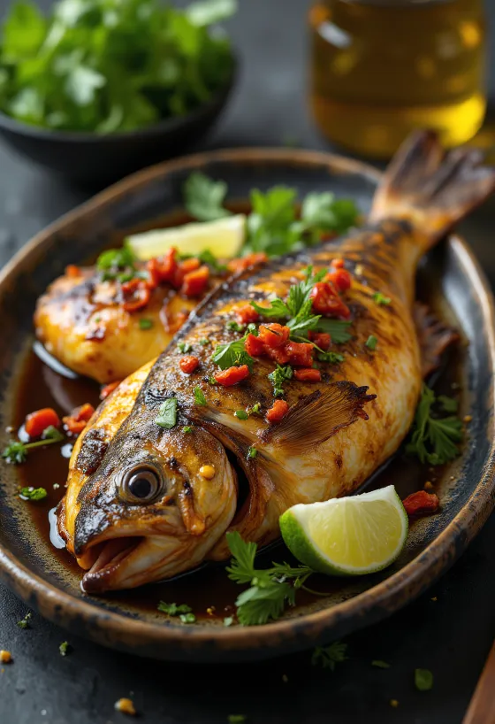 Ikan Bakar med citronsaft, en lækker grillet fisk
